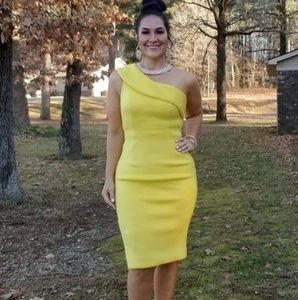 Jovani Yellow 59911 Pageant Dress